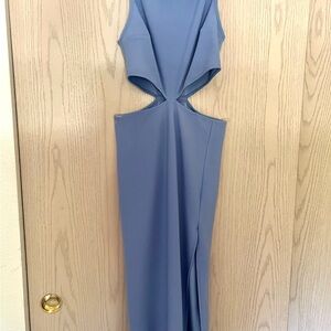 Abercrombie & Fitch Blue Halter Bodycon Dress (New With Tags!!)